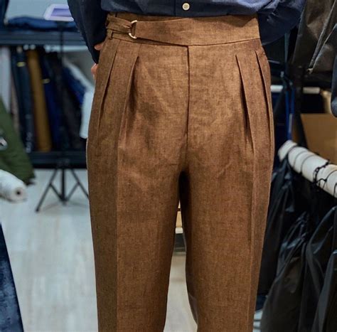 Pleat 2ply trousers pants highwaist | Erkek moda tarzları, Erkek giyim ...