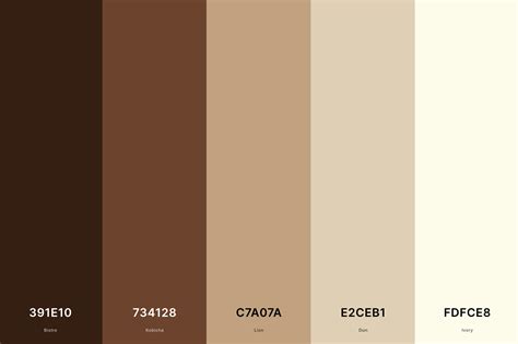 25+ Best Cream Color Palettes with Names and Hex Codes - CreativeBooster
