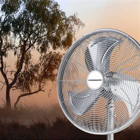 Dynabreeze 400mm IP65 Smart Outdoor Pedestal Fan - Bunnings Australia