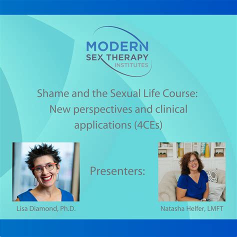 Shame and the Sexual Life Course: New perspectives and clinical ...