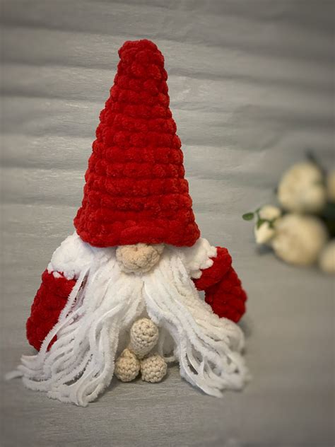 Crochet pattern gnome with penis DIY funny toy handmade