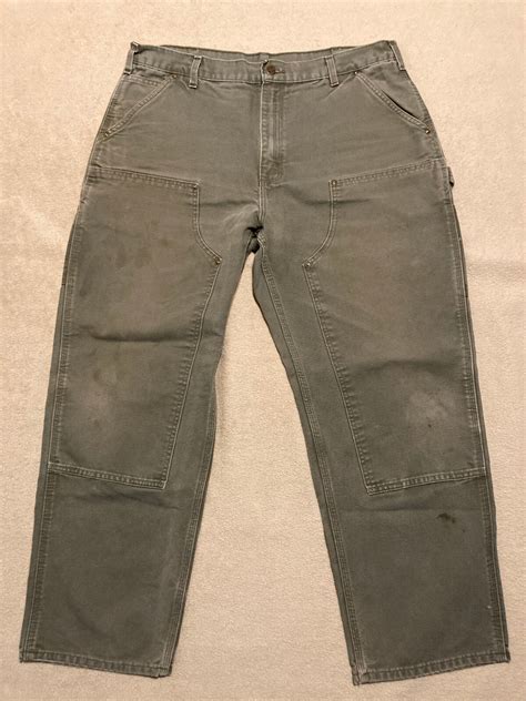Carhartt B136 MOS Double Knee Carpenter Work Pants Si… - Gem