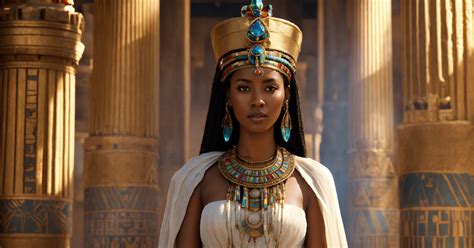 Lexica - Illustrate a view of young Queen Tiye as an Ethiopian Queen ...