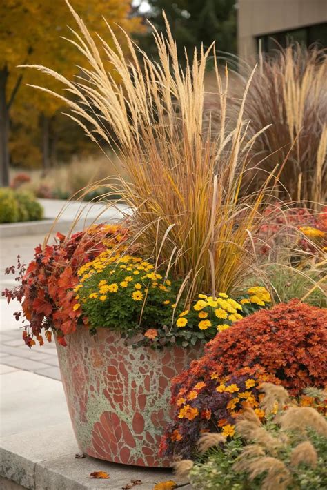 Creative Fall Planter Ideas to Enhance Your Outdoor Space - Light and Layer