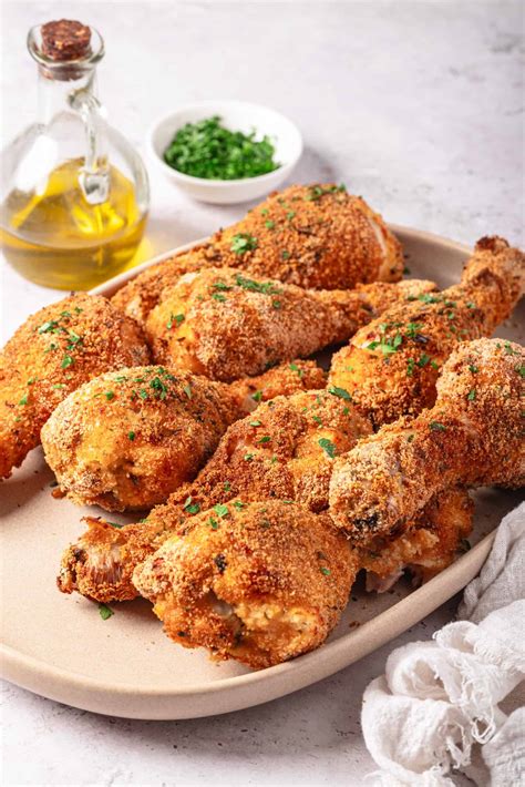 Breaded Chicken Drumsticks | Baked Bree
