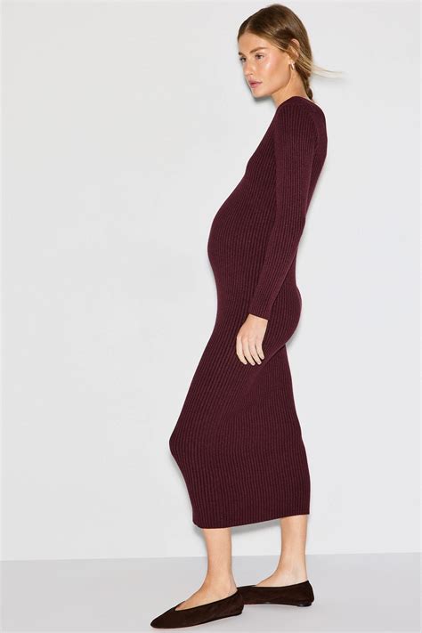 Maternity Red Cara Dress by PIETRO BRUNELLI MATERNITY | Rent the Runway