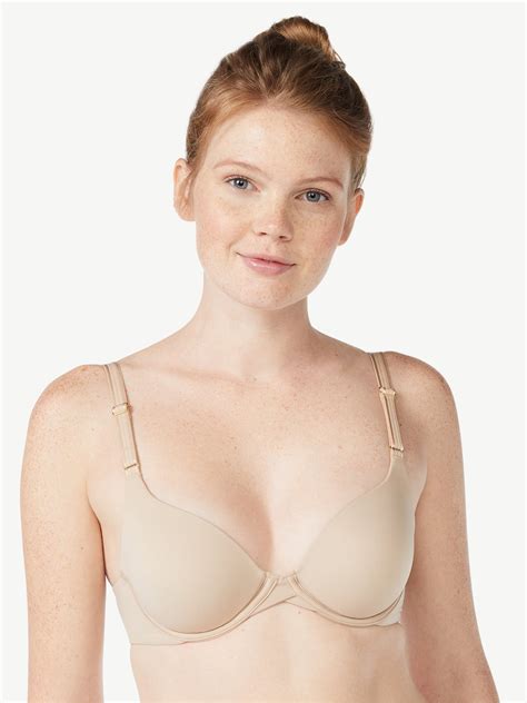 Joyspun Women's Smoothing T-Shirt Bra, Sizes 34B to 42DD - Walmart.com