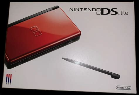 Nintendo DS Lite Black & Crimson Red + Brain Age 2 Bundle ...