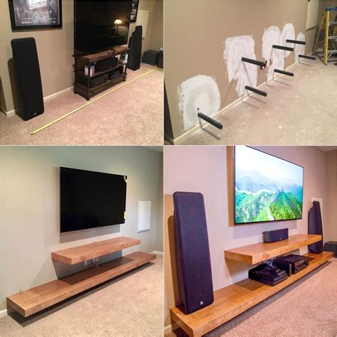 Staggered Floating Shelves For Living Room at Rebecca Montgomery blog