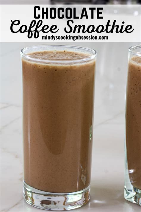 Healthy Chocolate Coffee Smoothie - Mindy's Cooking Obsession