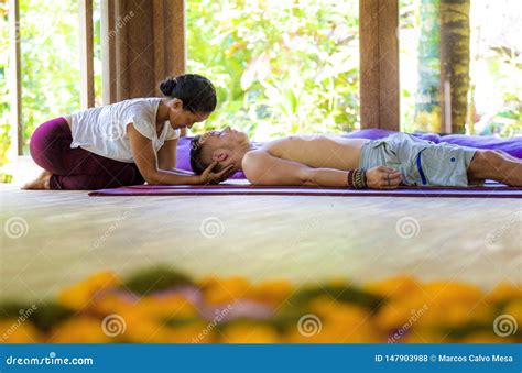 Young Beautiful and Exotic Asian Thai Therapist Woman Giving ...