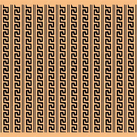 Premium Vector | Greek key pattern with chinese clothes material and ...