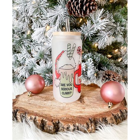 Christmas Vacation // Beer Can Glass Cup // Christmas Vacation Glass ...