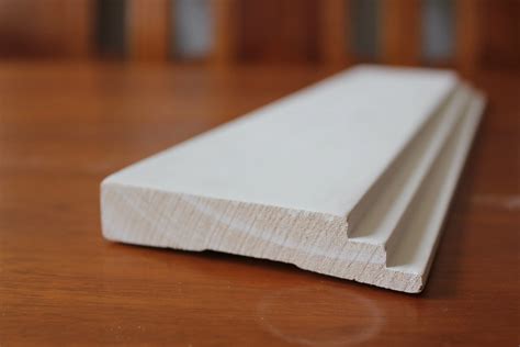 Primed Finger Joint Trim Wood Moulding Flooring Skirting Board ...