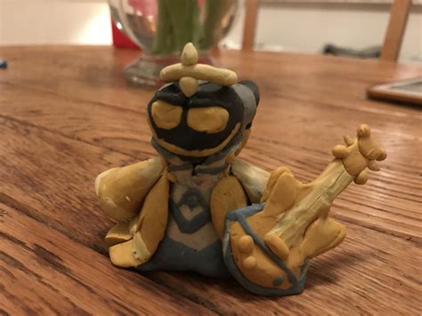 Squished Adam from finger clay. (For 20 likes i will make Lute next ...