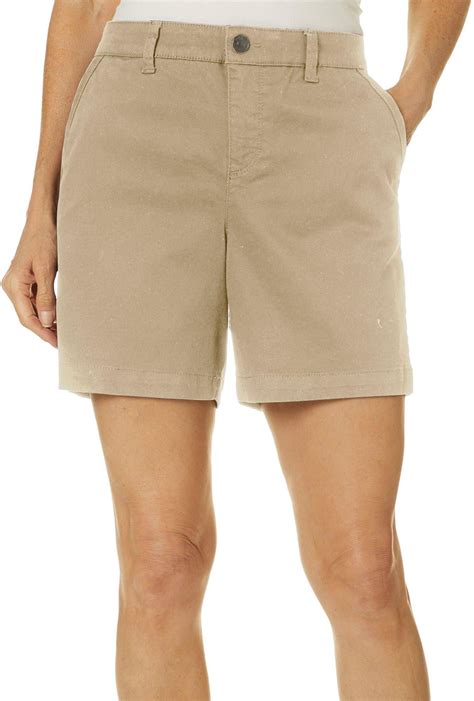 short khaki shorts for women