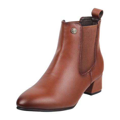 Buy Metro Women Leather Ankle Boot at Amazon.in