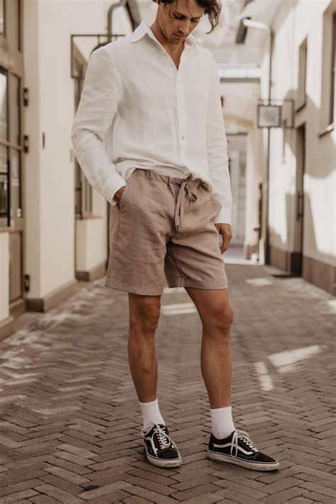 Linen Shorts Mens
