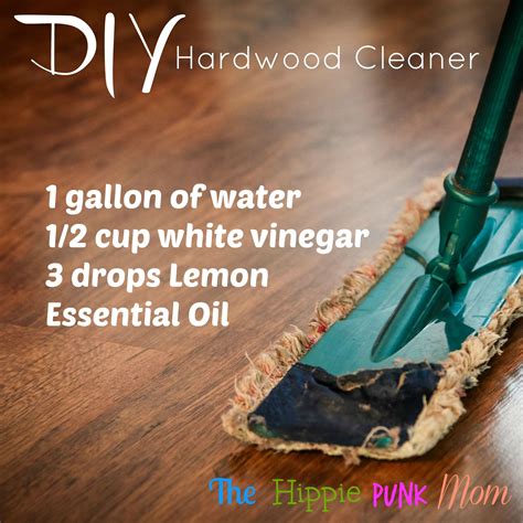 DIY Hardwood Floor Cleaner. Save money with this homemade all natural ...