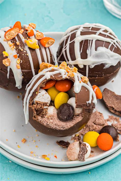 Peanut butter cup hot cocoa bombs – Artofit
