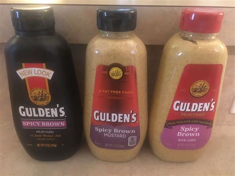 Gulden's Spicy Brown Mustard In A Jar at Micheal Weston blog