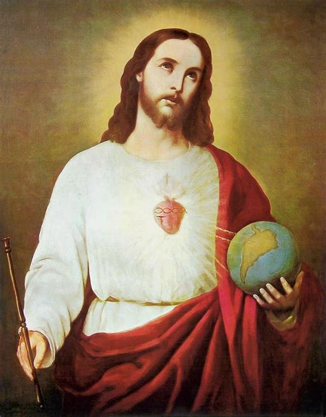 Sacred Heart Of Jesus Painting