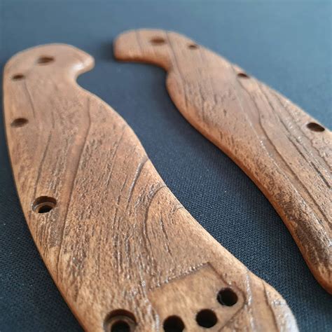 Wood Bark (3166) - Ontario RAT-1 Knife Scales by Svechnikov Knives