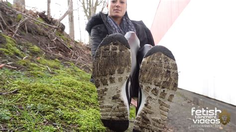 Lick and swallow the dirt from her sneakers – Femdom Squad