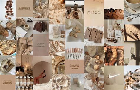 Download Glamorous Beige Aesthetic Laptop Wallpaper | Wallpapers.com