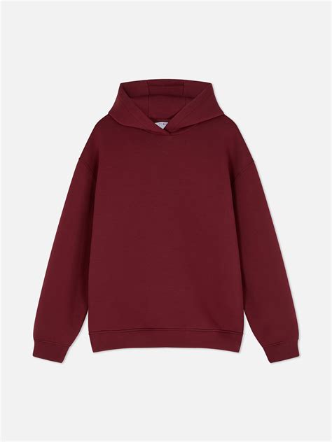 Mens Red Block Colour Hoodie | Primark