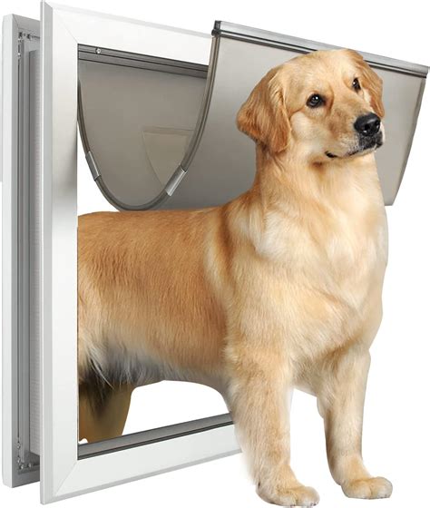 Extra Large Dog Door, XL Dog Door with Self-Closing Insulated Flaps for ...