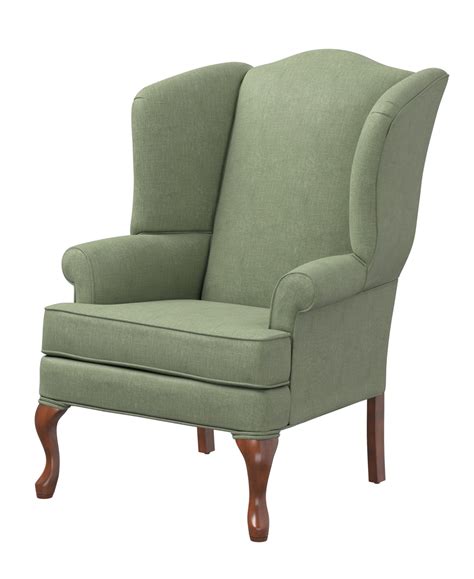 Comfort Pointe Crawford Wing Back Chair In Light Green | ModeSens