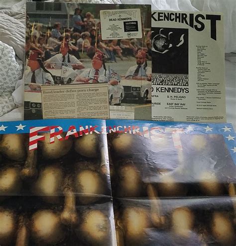 Found me a gem! Great condition original pressing of Frankenchrist by Dead Kennedys with banner ...