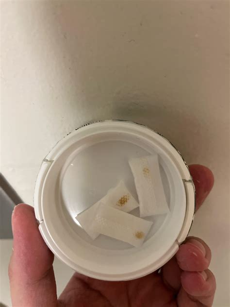 6mg zyn wintergreen with weird spots : r/NicotinePouch