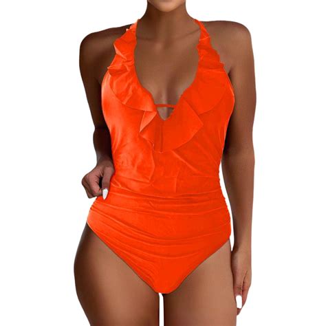 Divhosrg One Piece Swimsuit Women Modest, Sexy One Piece Swimsuit for ...