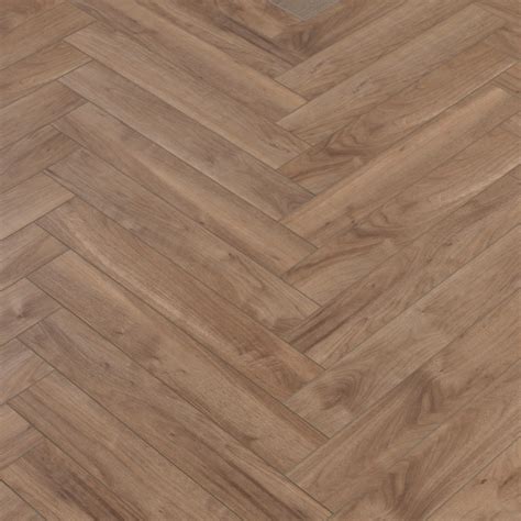 Arundel Walnut Herringbone Flooring | 100% Waterproof