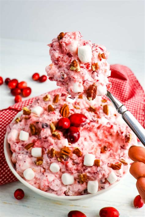 Cranberry Fluff Salad | EASY 6-Ingredient Cranberry Fluff Recipe!