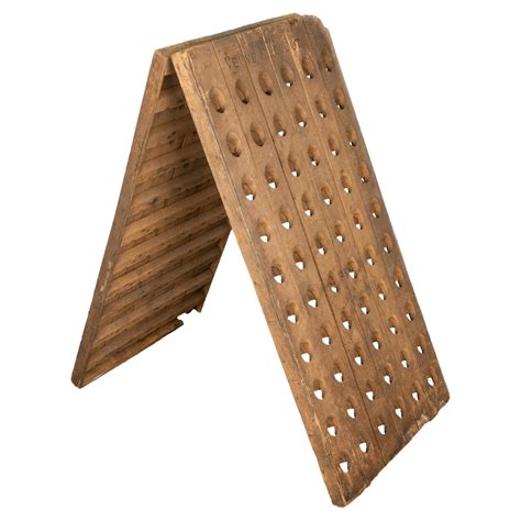 Antique French Veuve Clicquot Champagne Wine 120 Bottle Oak Riddling ...