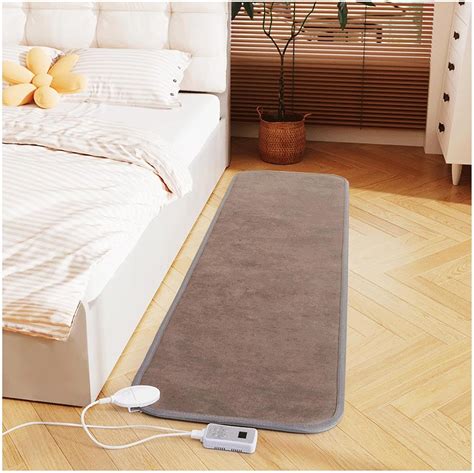 GaRcan Heated Floor Mat 6 Heating Modes Heated Carpet W/12h Timing ...
