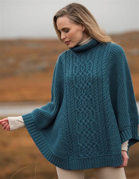 Women's Knitted Sweaters, Aran Cardigans, Irish Shawls and Cable Knit ...