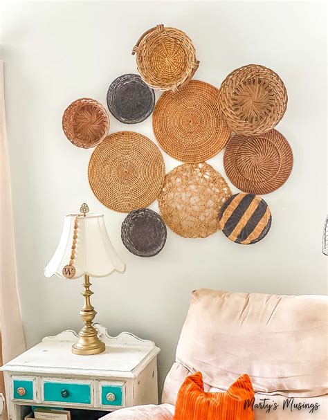How to Style Basket Wall Decor - Marty's Musings
