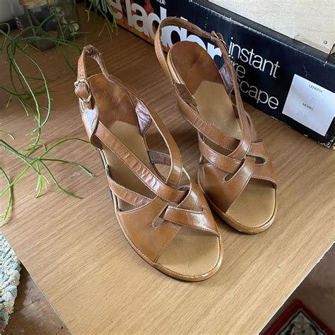 Women's Brown and Tan Sandals | Depop