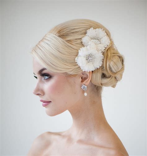 Silk Flower Hair Clips at Zane Morrison blog