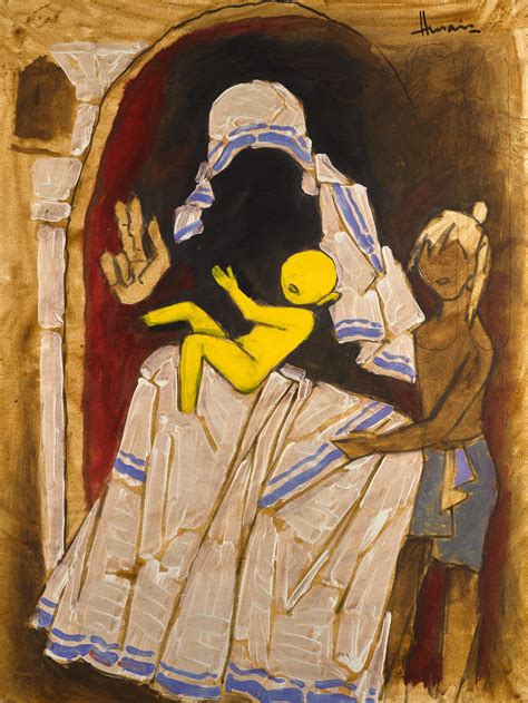 MF Husain's Best Paintings - From Madhuri Dixit To Horses | Abirpothi