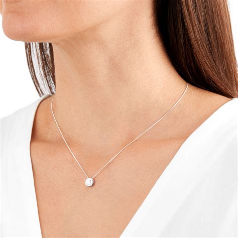 White Gold Necklaces | White Gold Chains for Women | Goldsmiths