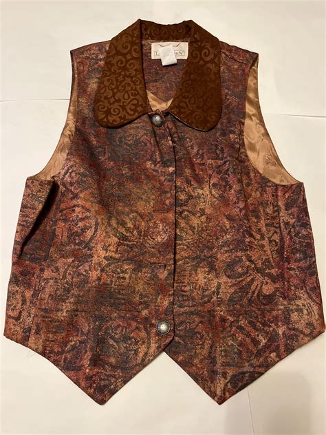 Longhorn By Niver Western Wear Women's Vest Size Smal… - Gem
