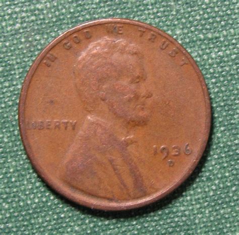 1936 D Wheat Back Lincoln Cent - For Sale, Buy Now Online - Item #672820