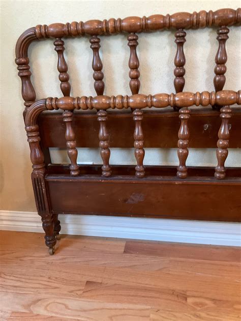 Antique Jenny Lind Twin Size Bed Frame. Spindle Spool Bed. - Etsy