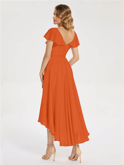 Burnt Orange Bridesmaid Dresses