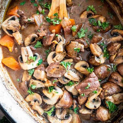 Beef Stew with Mushrooms - And Miso. Easy & Delicious.